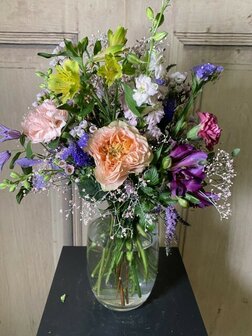 boeket snijbloemen kleurtjes
